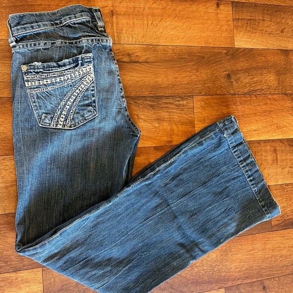 7 For All Mankind Jeans 7 For All Mankind Dojo Denim Jeans Women Sz